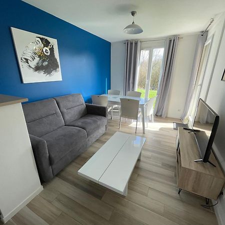 Appartement T2 cabine dans résidence avec piscine proche Honfleur - Deauville - Pont L'evêque Équemauville Exterior foto